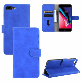SOLID Knižkové puzdro pre Apple iPhone 7 Plus / iPhone 8 Plus - modré