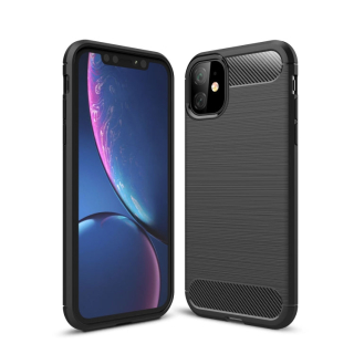 CARBON Zadný obal pre Apple iPhone 11 - čierny