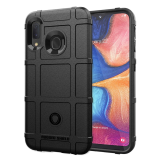 RUGGED Zadný kryt pre Samsung Galaxy A20e - čierny