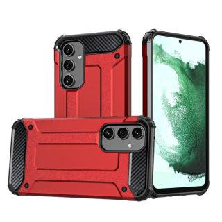 HYBRID ARMOR Tvrdený kryt na SAMSUNG GALAXY A54 5G - červený