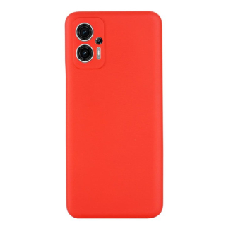 MATT Silikónový Zadný kryt pre Motorola Moto G23 / Moto G13 - červený