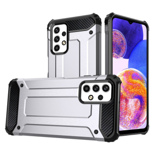HYBRID ARMOR Tvrdený kryt na Samsung Galaxy A23 / A23 5G - sivý