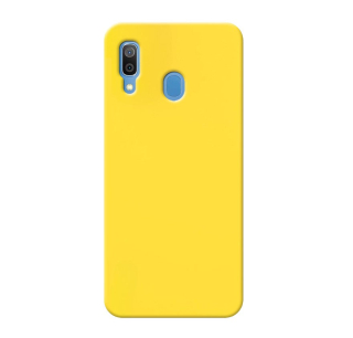 SNAPY silikónový obal na Samsung Galaxy A20e - žltý