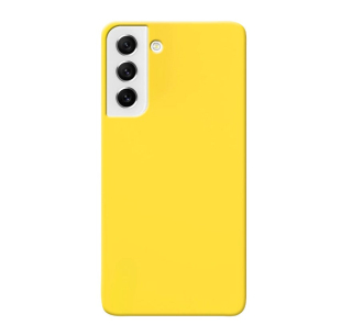 SNAPY silikónový obal na Samsung Galaxy S21 FE - žltý