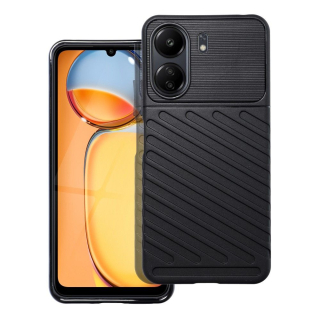THUNDER Zadný kryt pre Xiaomi Redmi 13C / POCO C65 - čierny