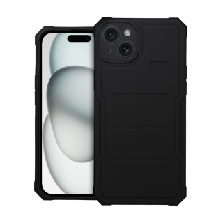 HEAVY DUTY Zadný kryt pre Apple iPhone 15 Plus - čierny