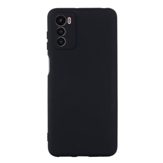 MATT Silikónový Zadný kryt pre Motorola Moto G42 - čierny