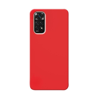 MATT Silikónový Zadný kryt pre Xiaomi Redmi Note 11 / Note 11s - červený