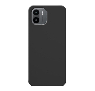 MATT Silikónový Zadný kryt pre Xiaomi Redmi A1 / Redmi A2 - čierny