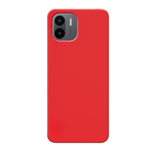 MATT Silikónový Zadný kryt pre Xiaomi Redmi A1 / Redmi A2 - červený