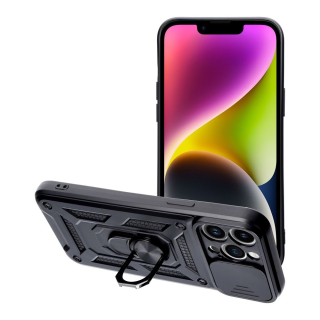 Puzdro SLIDE ARMOR pre Samsung Galaxy S24 FE čierne