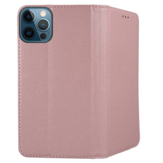 Knižkové puzdro Smart Magnet pre Apple iPhone 12 pro max ružové