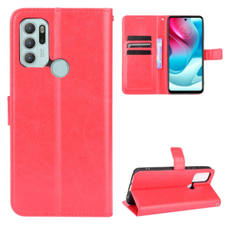 Knižkové puzdro pre Motorola Moto G60s - Solid červené