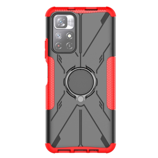 Tvrdený kryt na Xiaomi Redmi Note 11s 5G  - Bear Armor červené