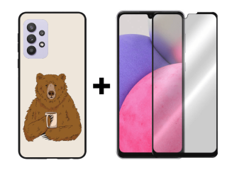 SKLO + KRYT 2v1 pre Samsung Galaxy A33 5G - Pattern 007