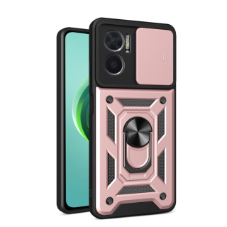 Tvrdený kryt pre Xiaomi Redmi 10 5G - Ring ARMOR ružový