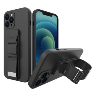 Silikonový kryt na Samsung Galaxy S20 - ROPE CASE čierny