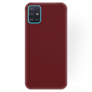 Silikonové púzdro na Samsung Galaxy A51 bordové