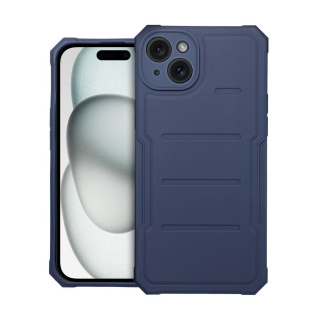 HEAVY DUTY Zadný kryt pre Apple iPhone 15 Plus - modrý