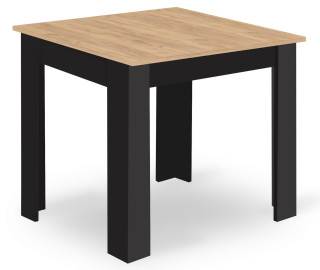 Stôl Artisan NP 80x80, čierne nohy