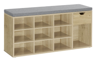 Skrinka na topánky so sedadlom - artisan - LHS024B88