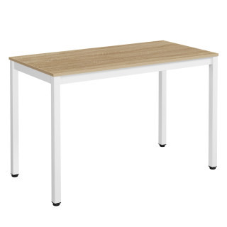 Stôl TESSA 120 cm x 60 cm - dub / biele nohy